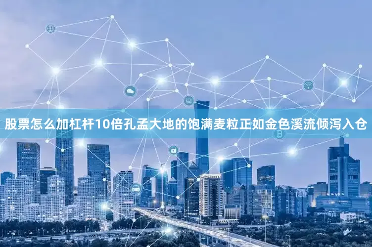 股票怎么加杠杆10倍孔孟大地的饱满麦粒正如金色溪流倾泻入仓