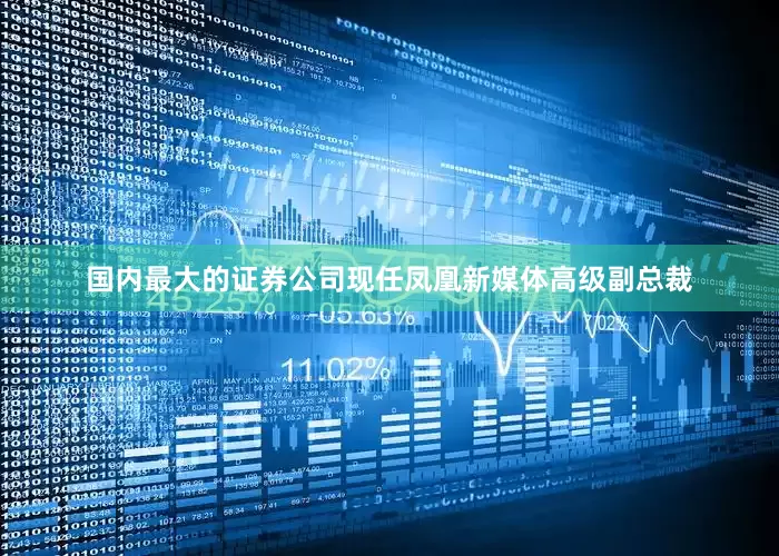 国内最大的证券公司现任凤凰新媒体高级副总裁
