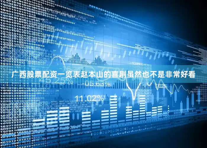 广西股票配资一览表赵本山的喜剧虽然也不是非常好看